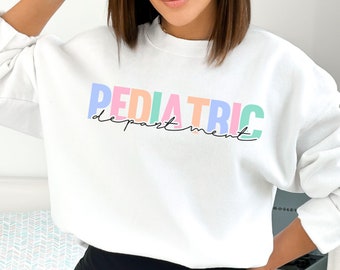 Pädiatrische Abteilung Crewneck, PEDS Krankenschwester Sweatshirt, Pädiatrie Sweatshirt, PEDS Crew Sweatshirt, PEDS Krankenschwester, Pädiatrische Krankenschwester Geschenk