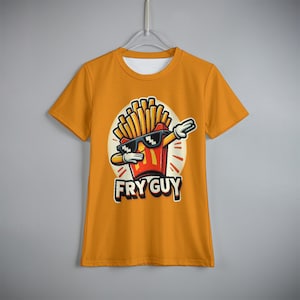 Fry Guy | I love French Fries | Kid&#39;s Graphic T-Shirt (5 Colors to choose from)