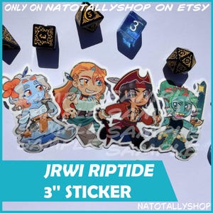 JRWI Riptide Stickers || Unofficial