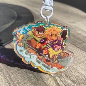 Wonderlust Trio || Unofficial Just Roll With It Acrylic Keychains