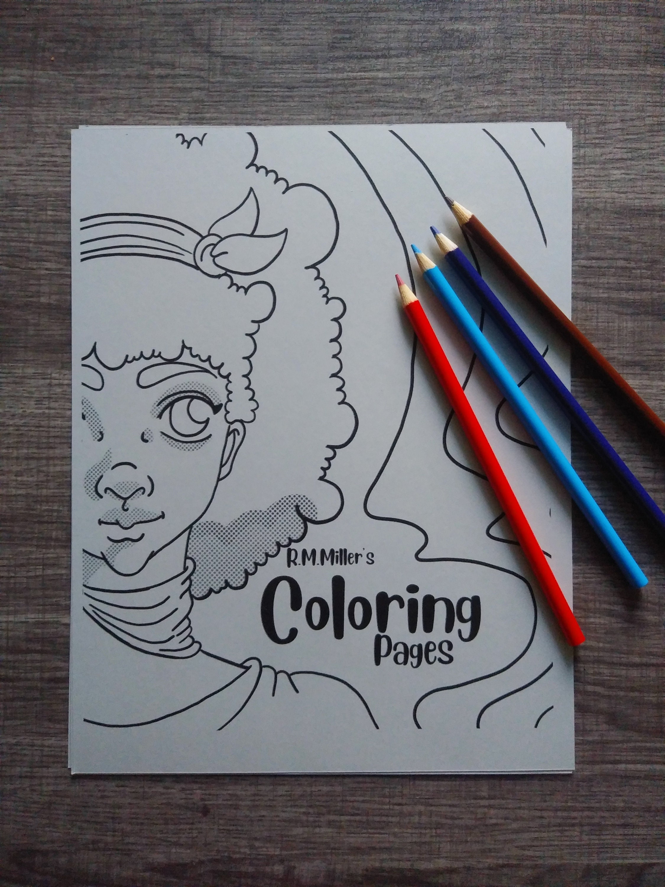 R.m.miller's Coloring Pages [digital Download] - Etsy