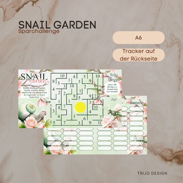 Snail Garden Sparchallenge A6