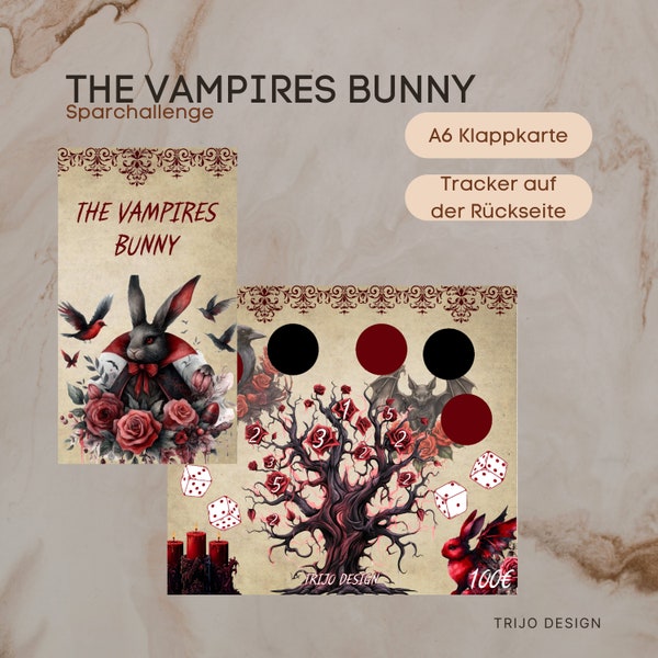 The vampires Bunny Klappkarte A6