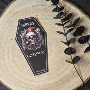 Merry Gothmas Sargklappkarte A6