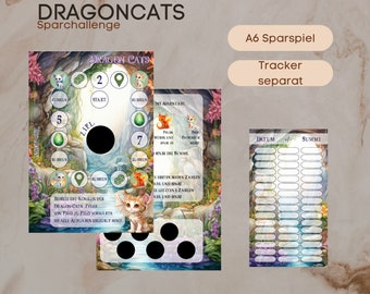 Dragon Cats Mini-Sparspiel A6