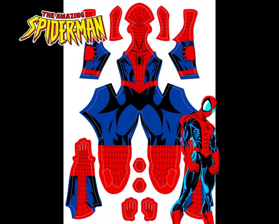 90s Comic Styled Bagley Classic and Alien Costume Spider-Man Pattern Bundle V1