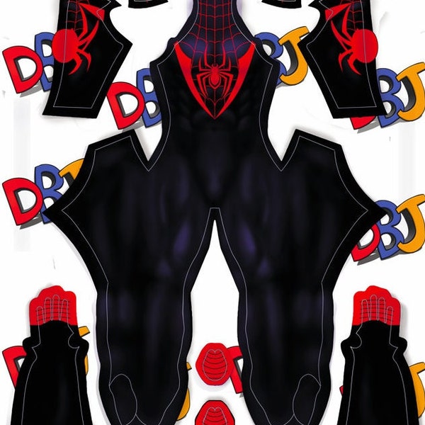 Miles Morales Spider-Man Pattern V2 (realistic version)
