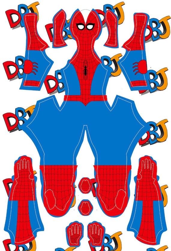 Theme Park Spider-Man Classic Suit Pattern Bundle V2