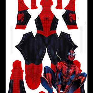 Spider-Man 2002 Prototype Suit Pattern V1
