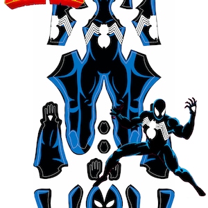 Alien Symbiote Spider-Man Pattern Bundle V1 (extra mask with eyes)