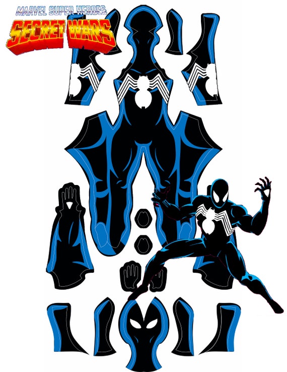 Alien Symbiote Spider-Man Pattern Bundle V1 (extra mask with eyes)