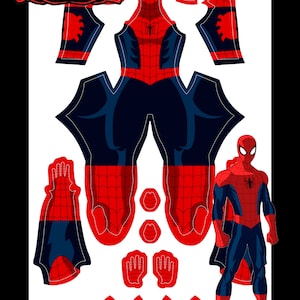 Ultimate Spider-Man 2012 TV Show Pattern with mask (On screen version) V1