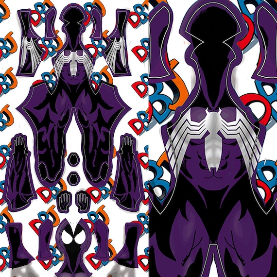 Extra Mask Ultimate Comic Style Symbiote Pattern V3