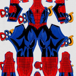 Ultimate Spider-Man Comic Styled pattern V4