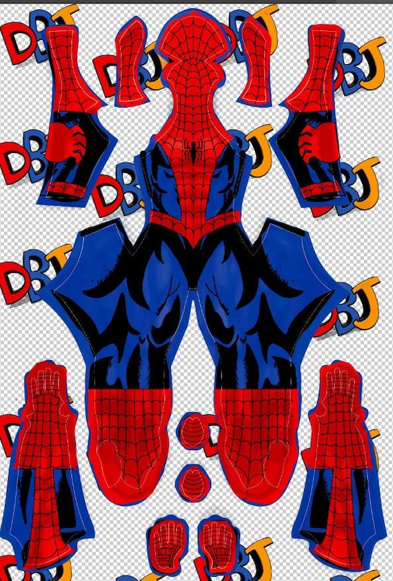 Ultimate Spider-Man Comic Styled pattern V4