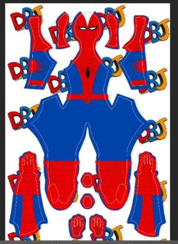 70s Spider-Man Pattern V2 ( Eaves Brooks Inspired)