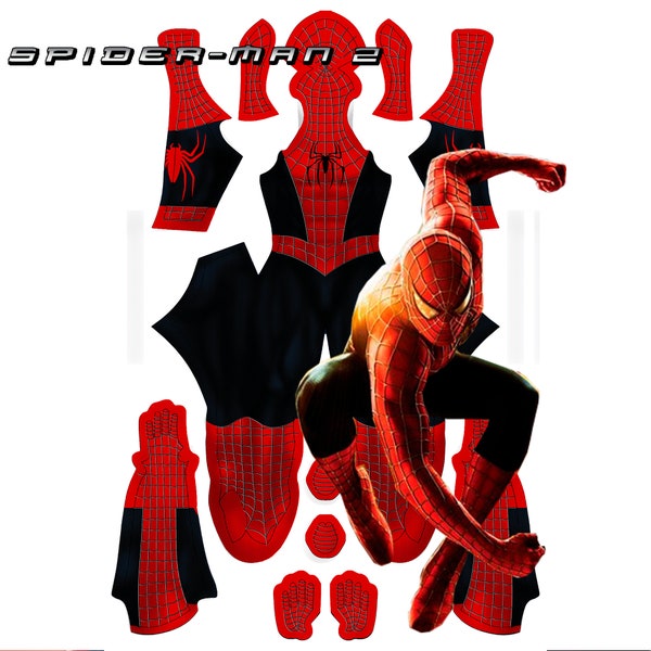 Raimi Spider-Man 2 2004 Classic Suit Pattern V1