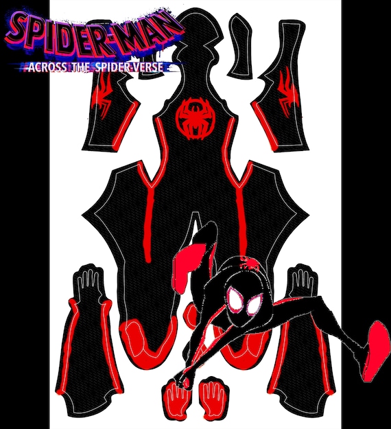 Across The Spider-Verse Miles Morales Pattern V1 (no muscle shade)