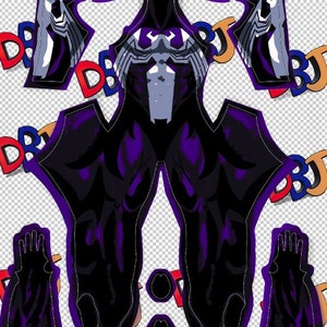 Ultimate Comic Style Symbiote Pattern V2
