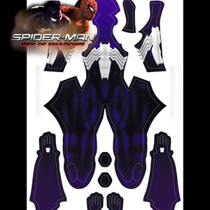 Spider-Man Web of Shadows Symbiote Pattern V1