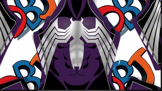 Ultimate Comic Style Symbiote Pattern V3