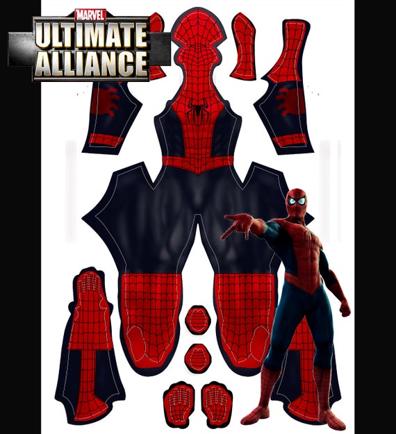 Ultimate Alliance Spidey Pattern V1