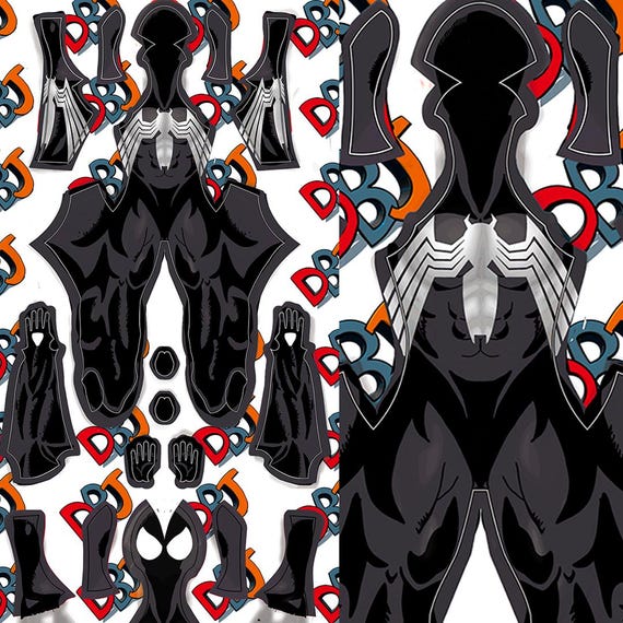 Extra Mask Modern Bagley Comic Style Symbiote Pattern
