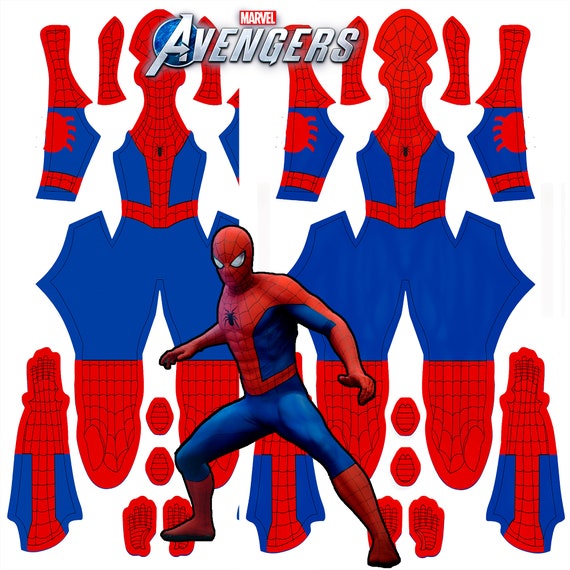 Crystal Dynamics Spider-Man Classic Suit Pattern Bundle V1