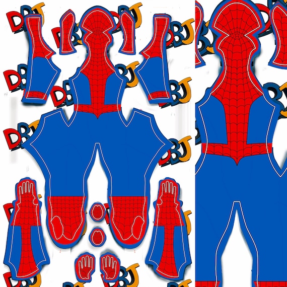 Flat NO LOGOS Insomniac Inspired Bagley Spider-Man Classic Pattern
