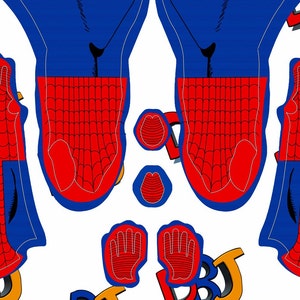 70s Manga Spidey Pattern ( Color Version) - Etsy