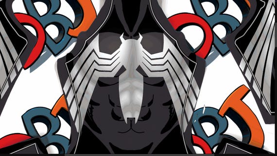 Modern Bagley Comic Style Symbiote Pattern