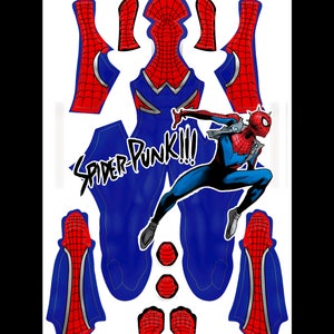 Spider-Punk Pattern ( Realistic version)