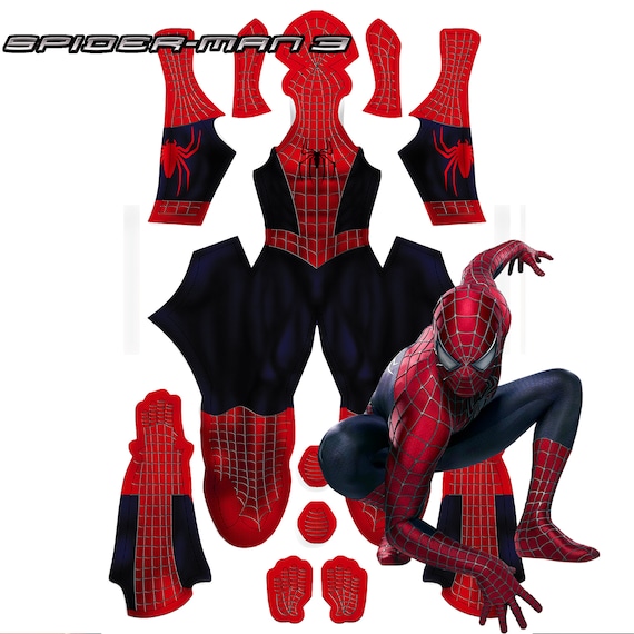 Raimi Spider-Man 3 2007 Classic Suit Pattern V1