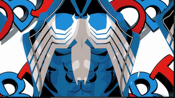 90s Bagley Comic Style Symbiote Pattern
