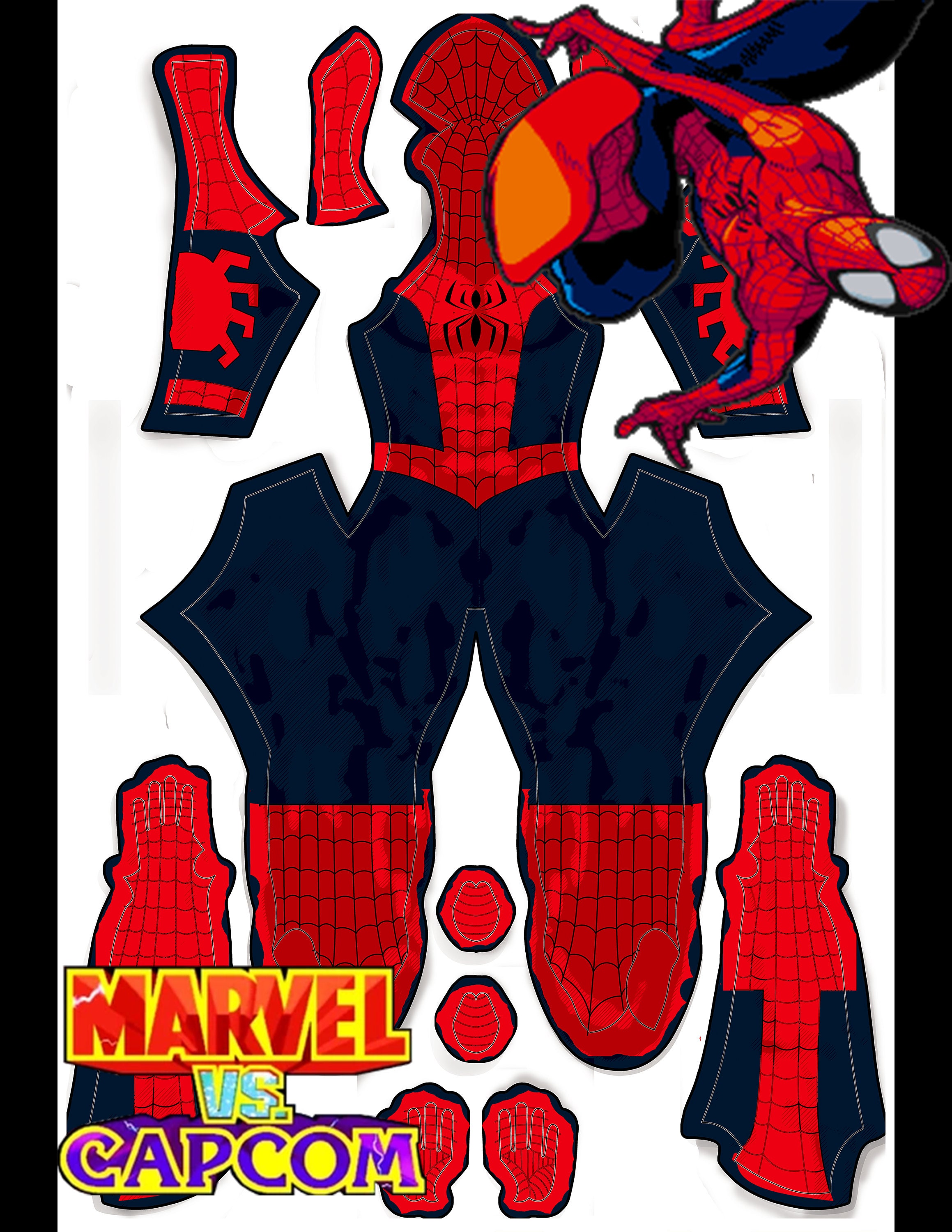 Amazing Fantasy 15 Spider-man Comic Styled Pattern Bundle V1 