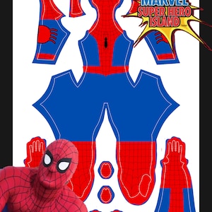 Theme Park Spider-Man Classic Suit Pattern Bundle