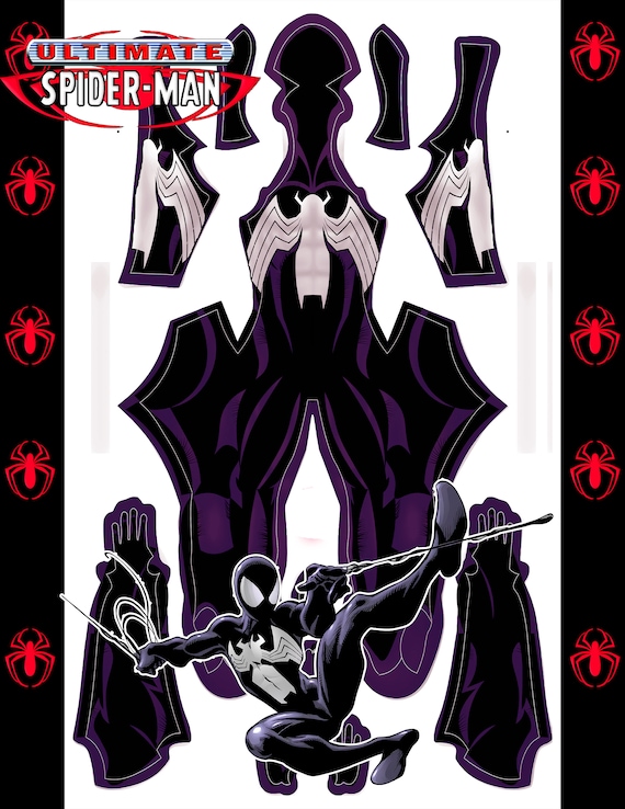 Ultimate Comic Style Symbiote Pattern V1