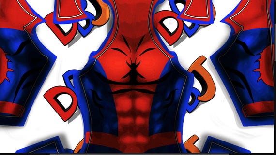 Digital Spidey 16 Bit Maximum Carnage Pattern