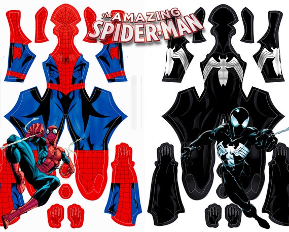 Modern Comic Styled Bagley Classic and Alien Costume Spider-Man Pattern Bundle V1