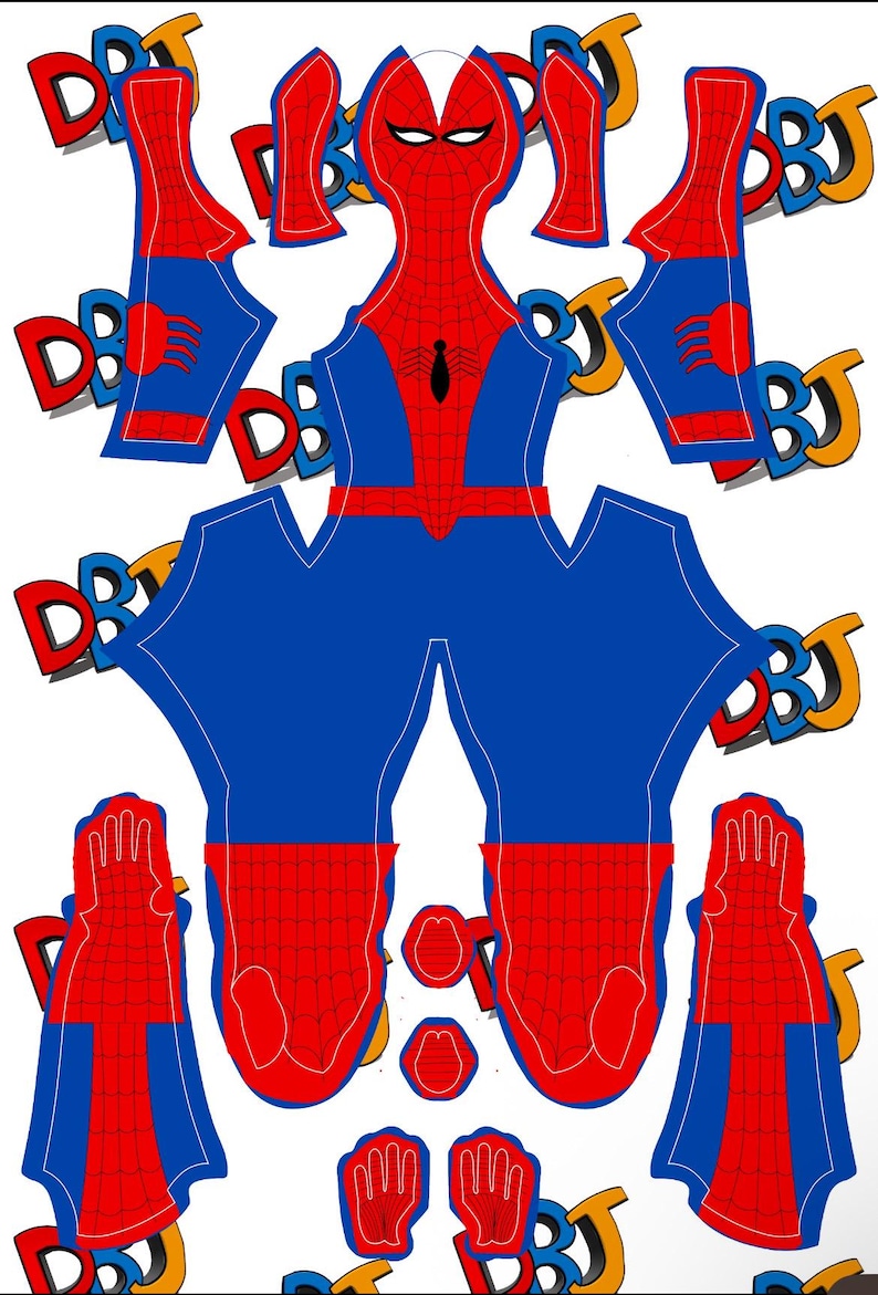 70s Spider-man Pattern V2 ( Eaves Brooks Inspired) - Etsy