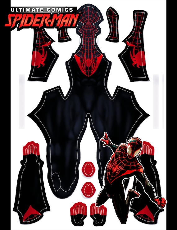 Miles Morales Spider-Man Pattern V1 (realistic version)