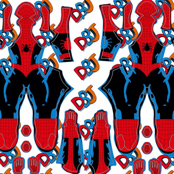 Amazing Fantasy 15 Spider-Man Comic Styled Pattern Bundle V2