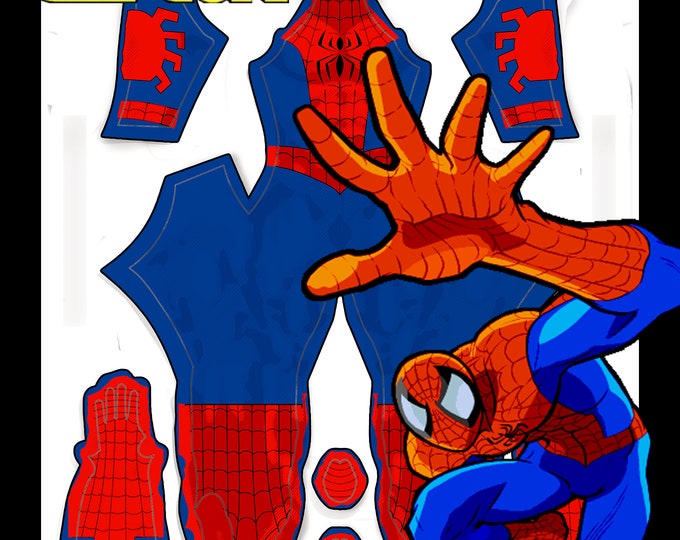 Sam Raimi Spider Man Pattern Raimi Spider-man 3 2007 Classic Suit Pattern V1 - Etsy New Zealand