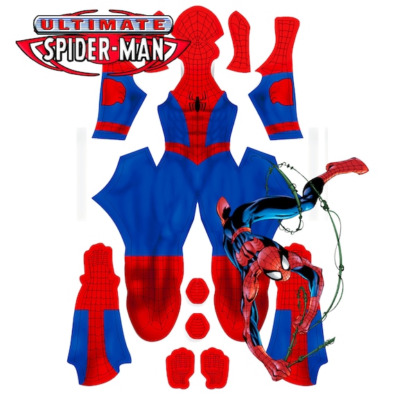 Ultimate Spider-Man Pattern V1 (real shading)