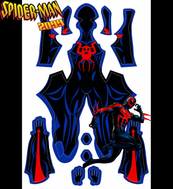 Spider-Man 2099 Pattern Comic Style V1