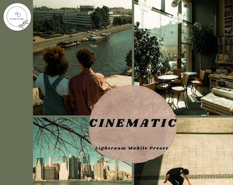 Mobile Lightroom Preset, Instagram Preset | Cinematic Film Aesthetic