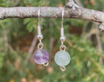 Fluorite Dangle Earrings