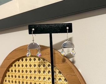 Silver Charm Earrings