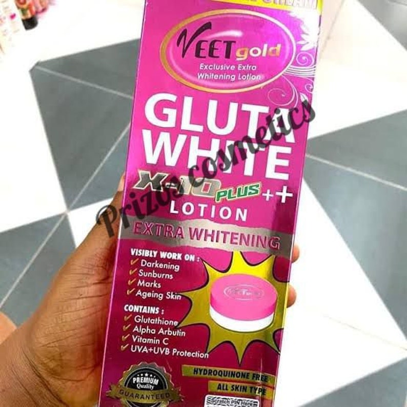 VEET GOLD Gluta White Extra Whitening Body Lotion 500ml.free Etsy
