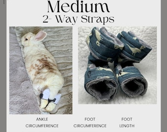 Size: Medium Rabbit Hock Socks (2-way straps)